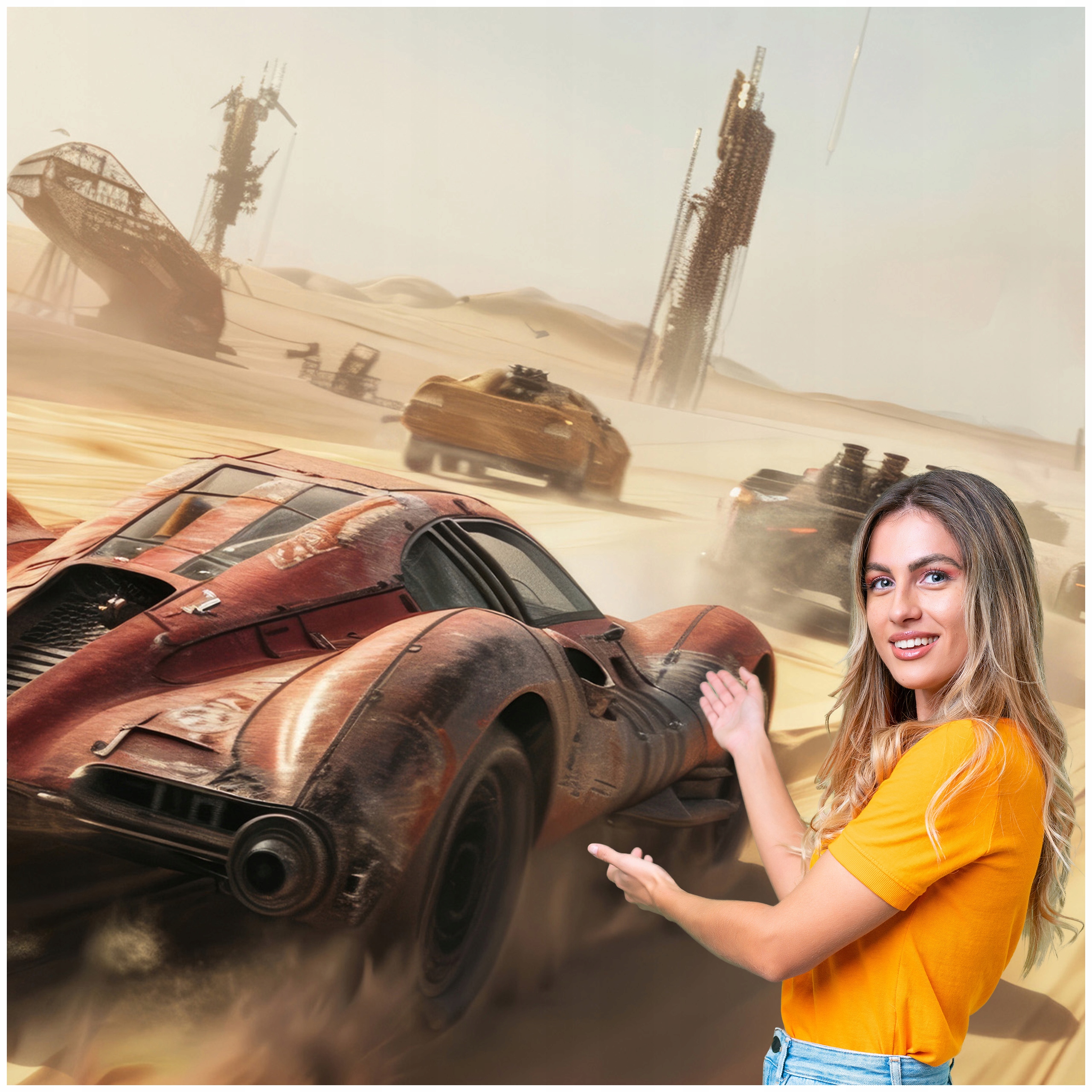 3D fototapeta pre mládež Auto Motocykel 392x260 DMSM51F