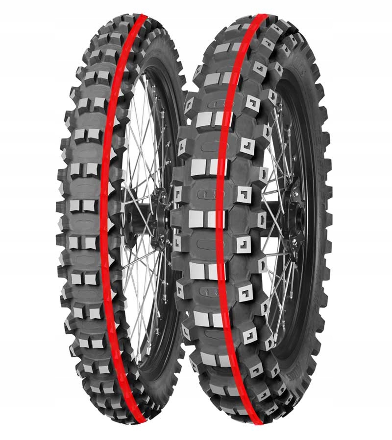 Mitas Pneumatika 90/90-14 Terra Force-mx Mh Pitcross Medium Hard (červený Pásik)