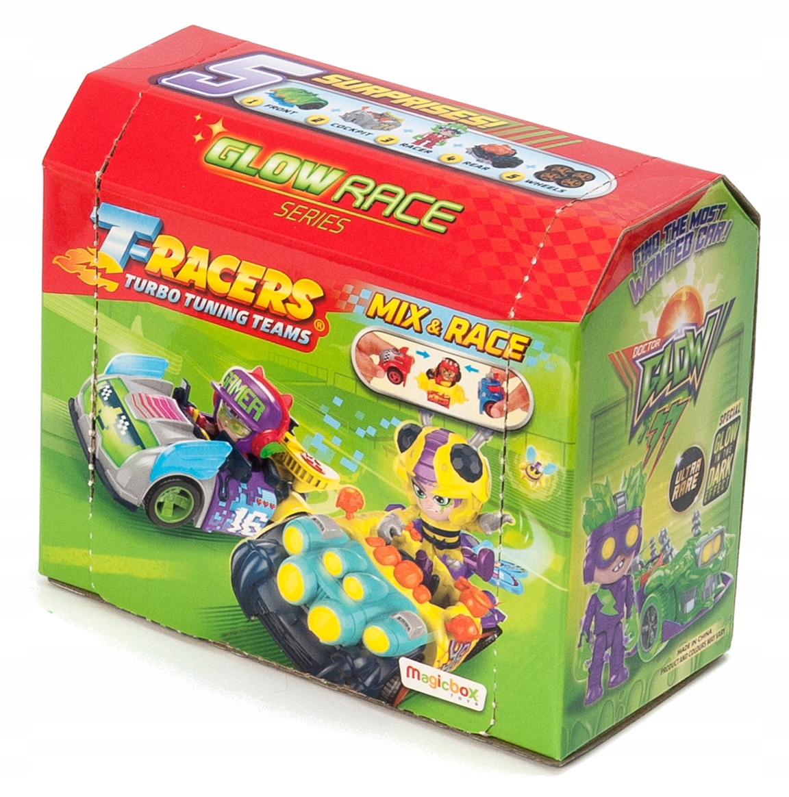 

T-racers Glow Race Seria 4 Autko Z Figurką