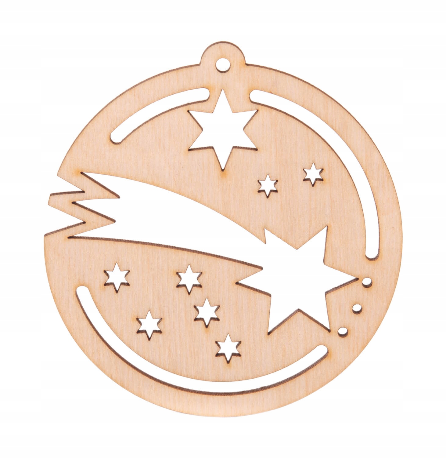 

Bombka zawieszka na choinkę drewniana Gwiazda