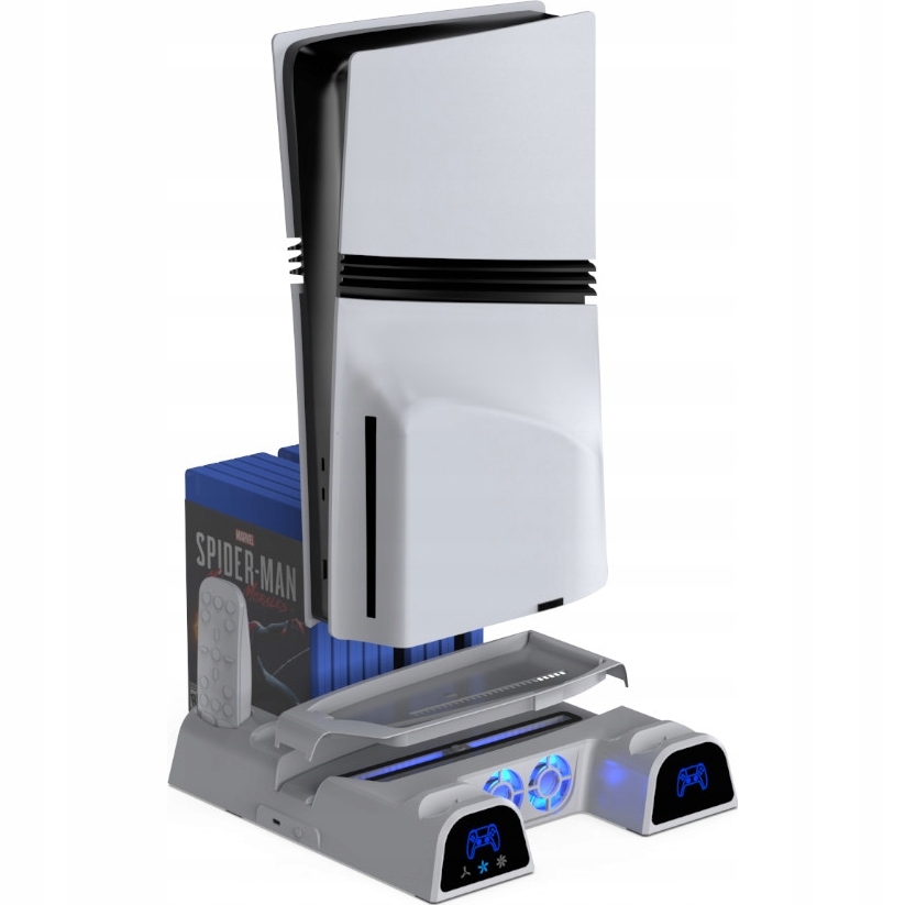 Stacja multifunkcyjna do Playstation 5 Yaxo wentylacja ładowanie Led Ne