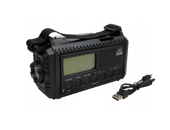 Radio awaryjne CR1009 Ultra solarne dynamo Noaa