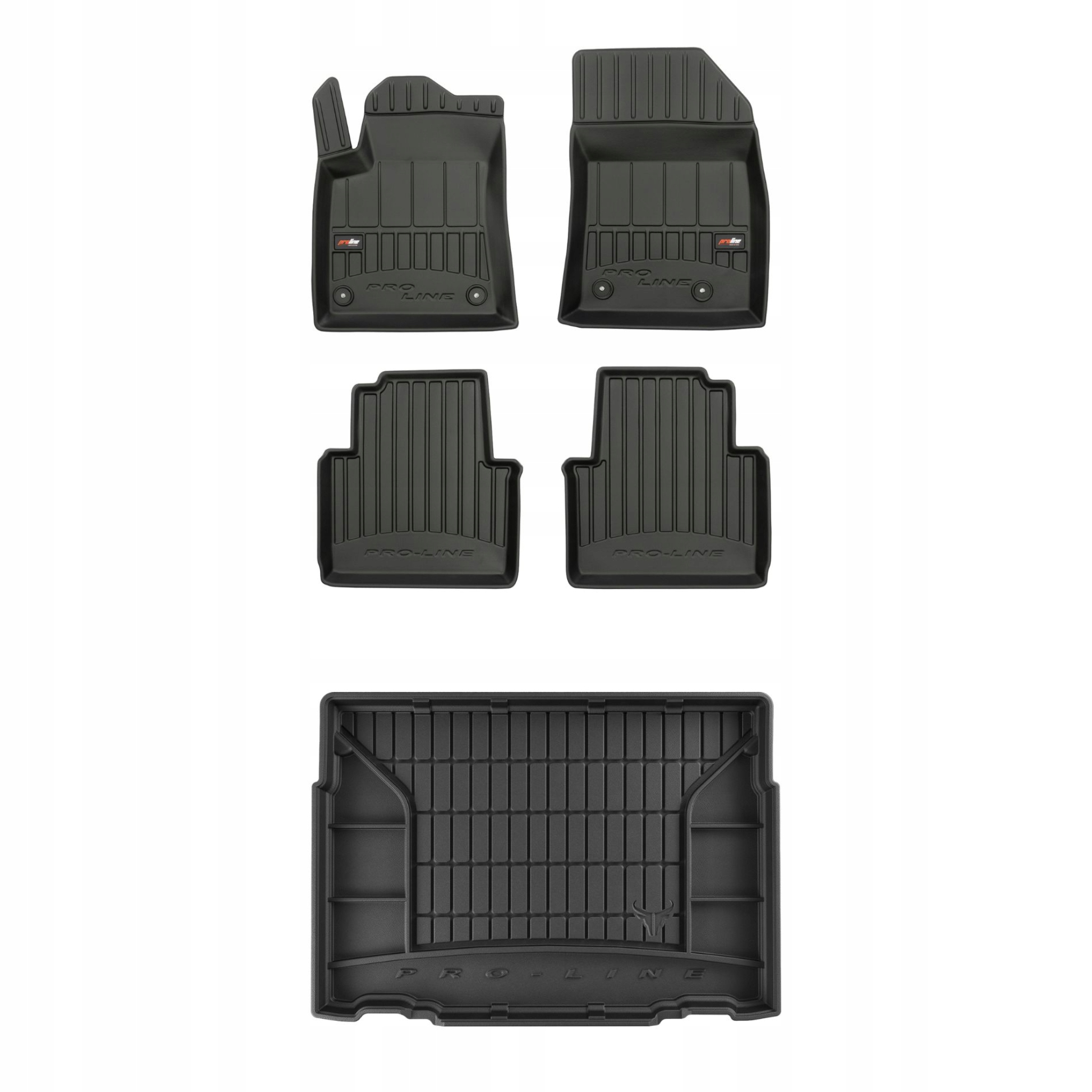 Sada gumových koberců a rohožek pro Citroën C3 Aircross od roku 2017