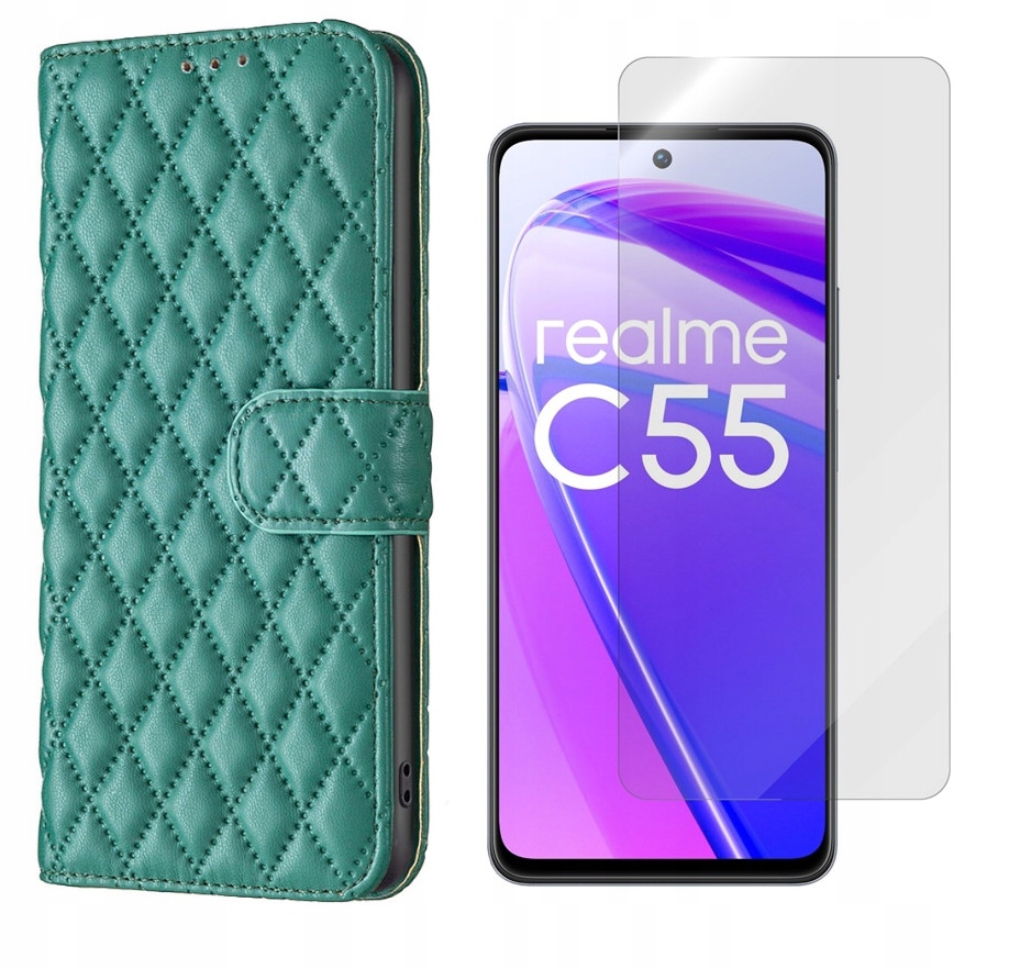 

Etui Smart Soft Pokrowiec do Realme C55 zie +szkło