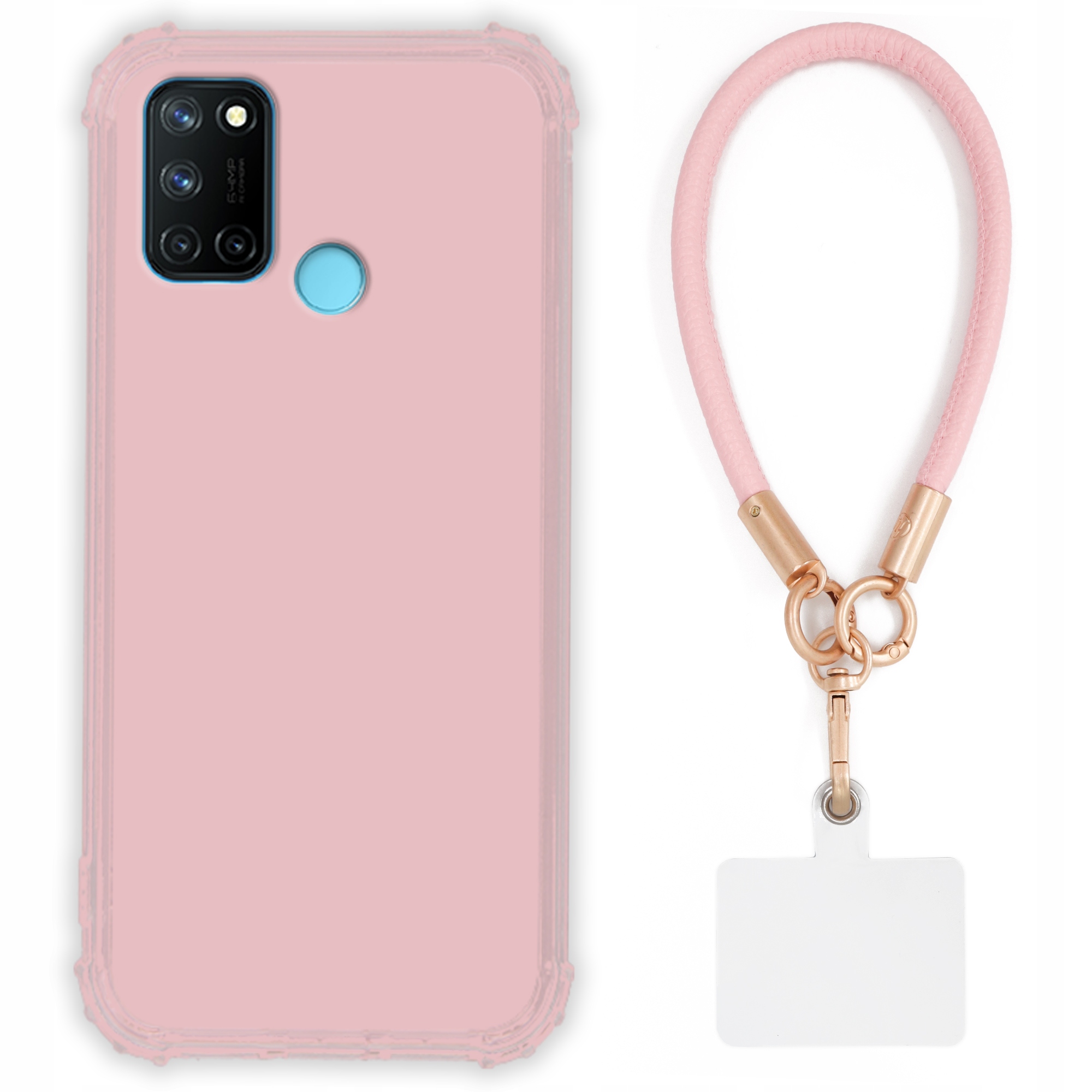 Etui Do Realme C17 Case Antishock Pinky Ružové Vodítko Sada Odolné Silné