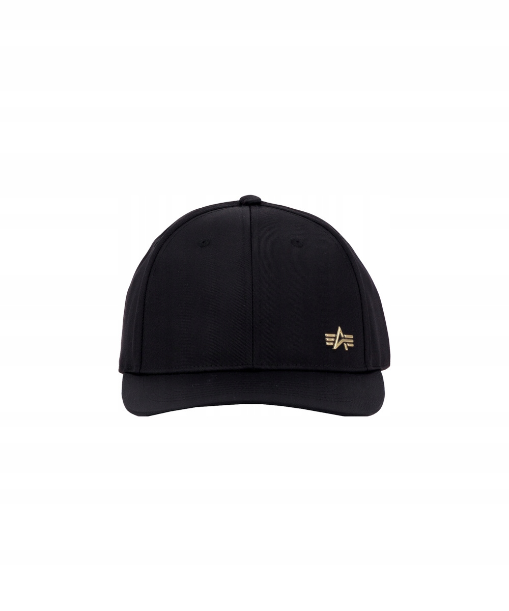 Kšiltovka Metal Label Cap černo zlatá