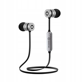 Powerton Life Arivo Bezprzewodowe słuchawki bluetooth, czarno-srebrna