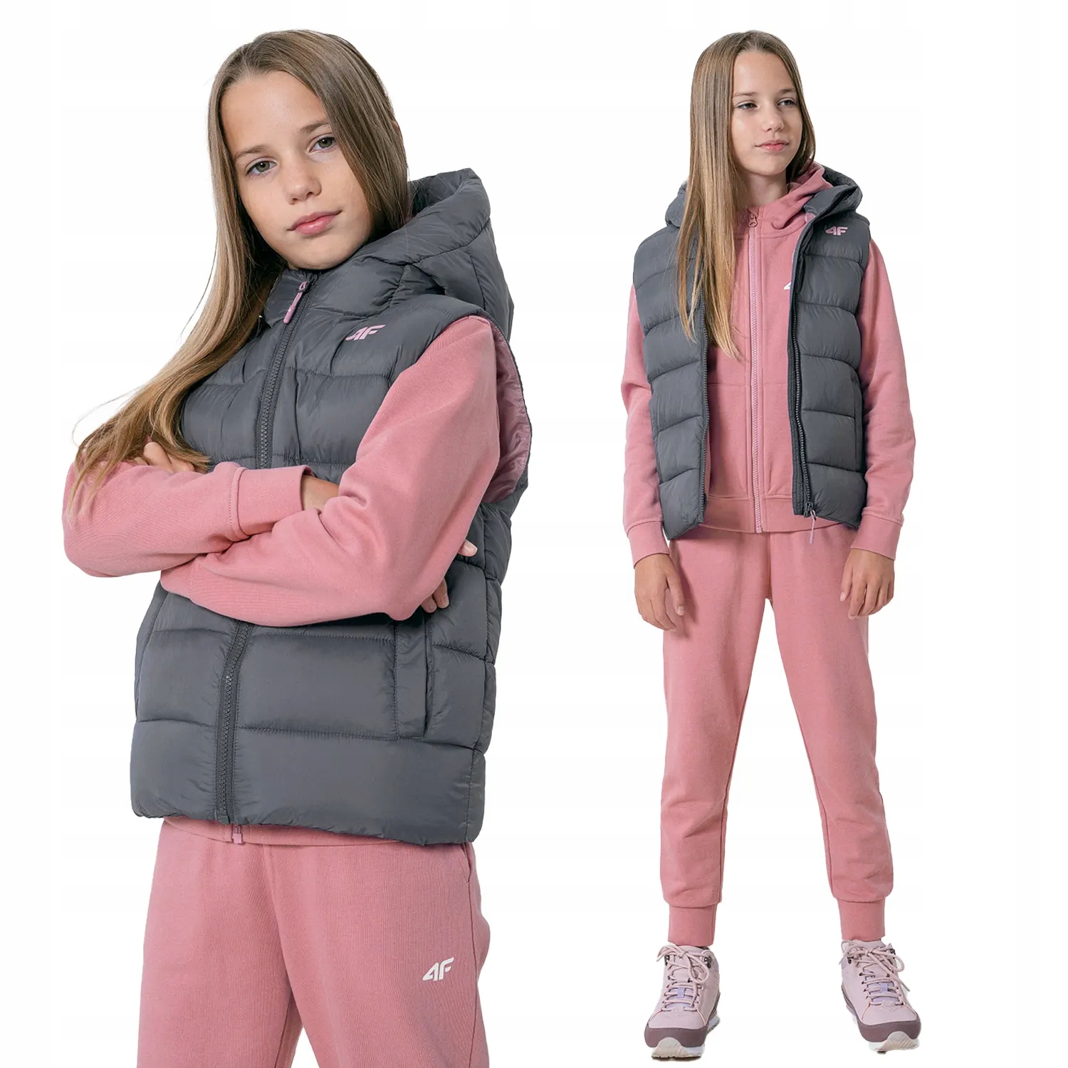 

Kurtka zimowa 4F HJZ22-JKUDP002 23S Szary; 140 CM