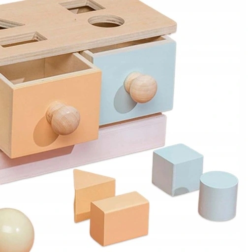 Montessori Object Permanence Box z szufladą Marka Pozostałe
