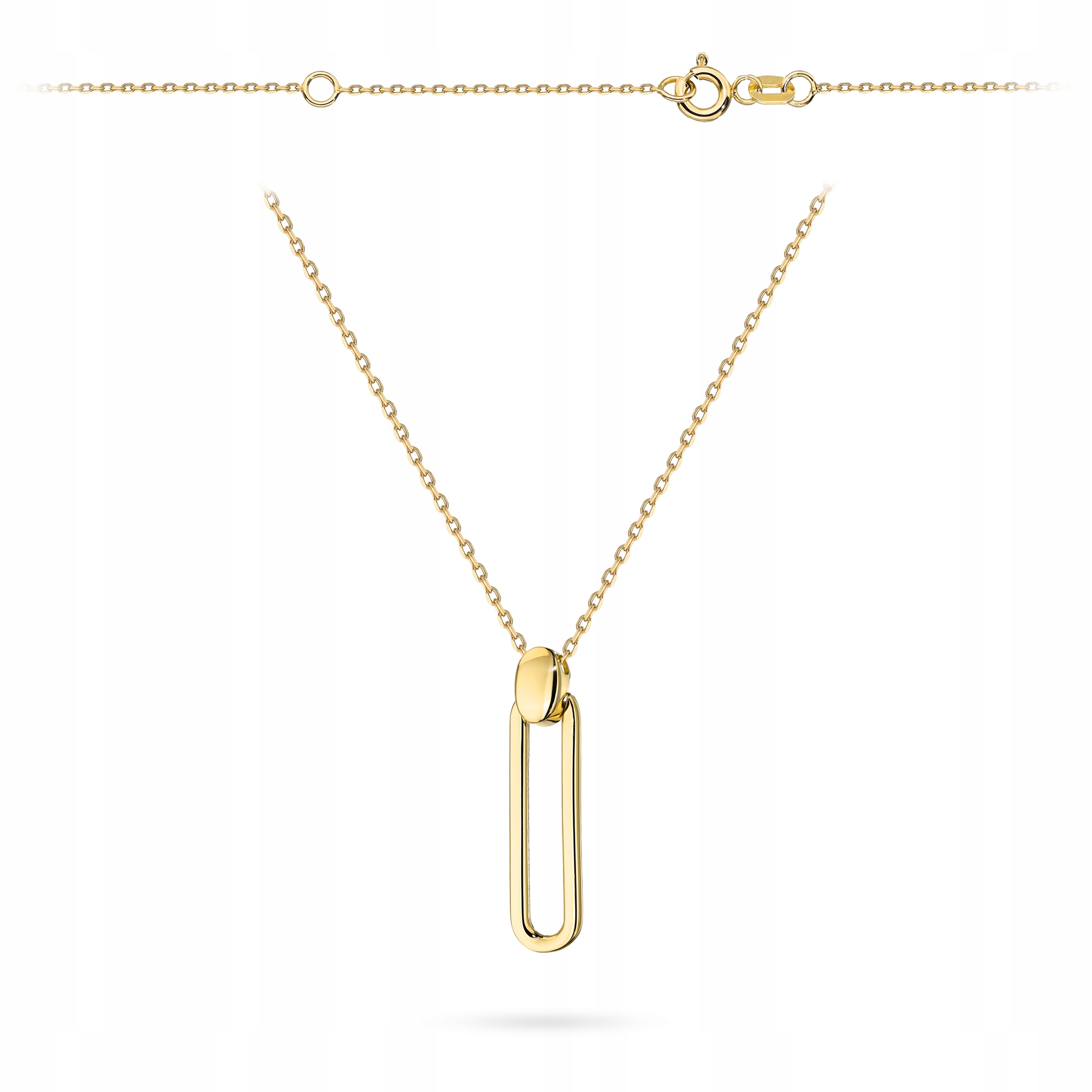 Zlatý Náhrdelník Řetízek Dámský pr. 585 Závěsný článek 14k