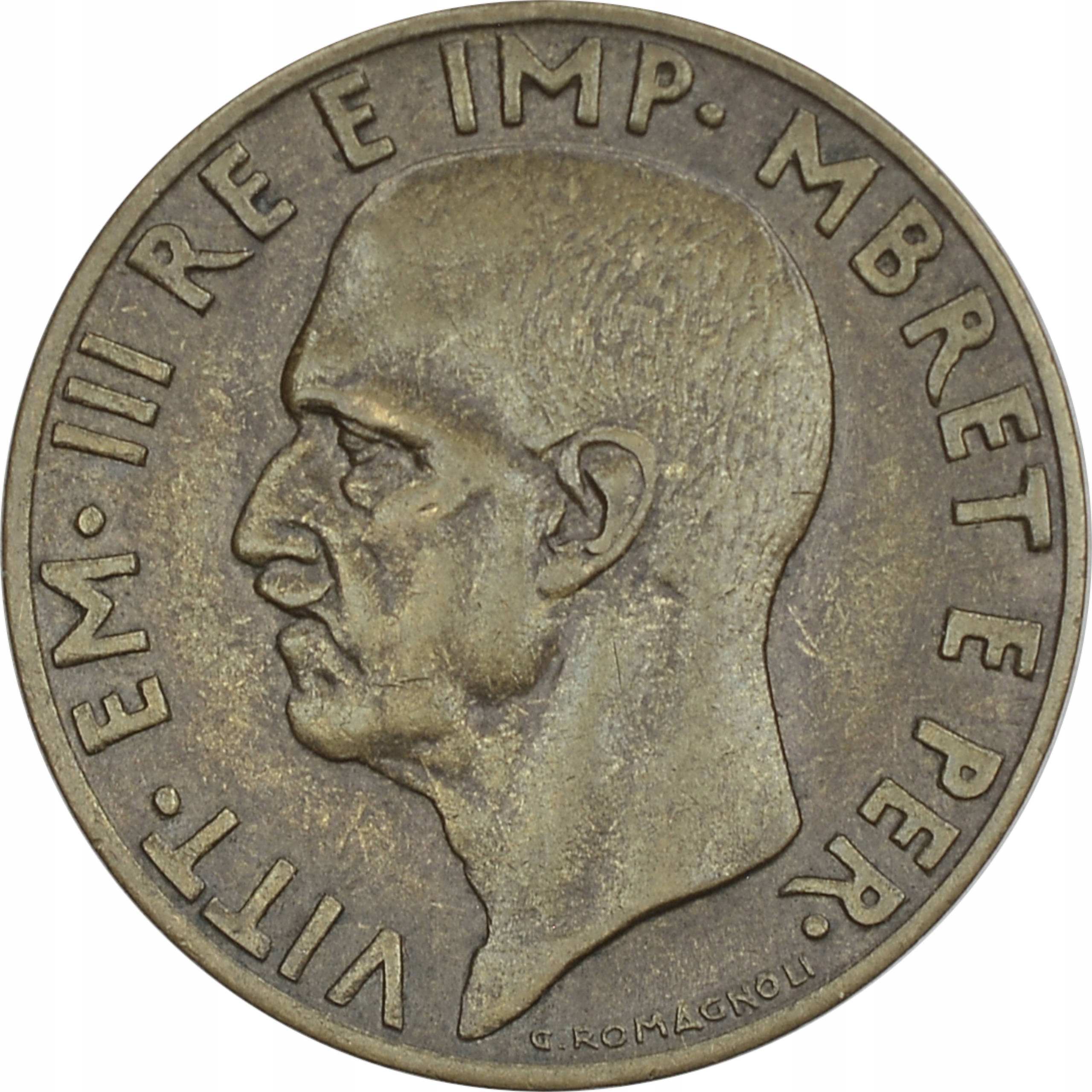 18.ALBANIA, VITT.EMANUEL III, 0,10 LEK 1940