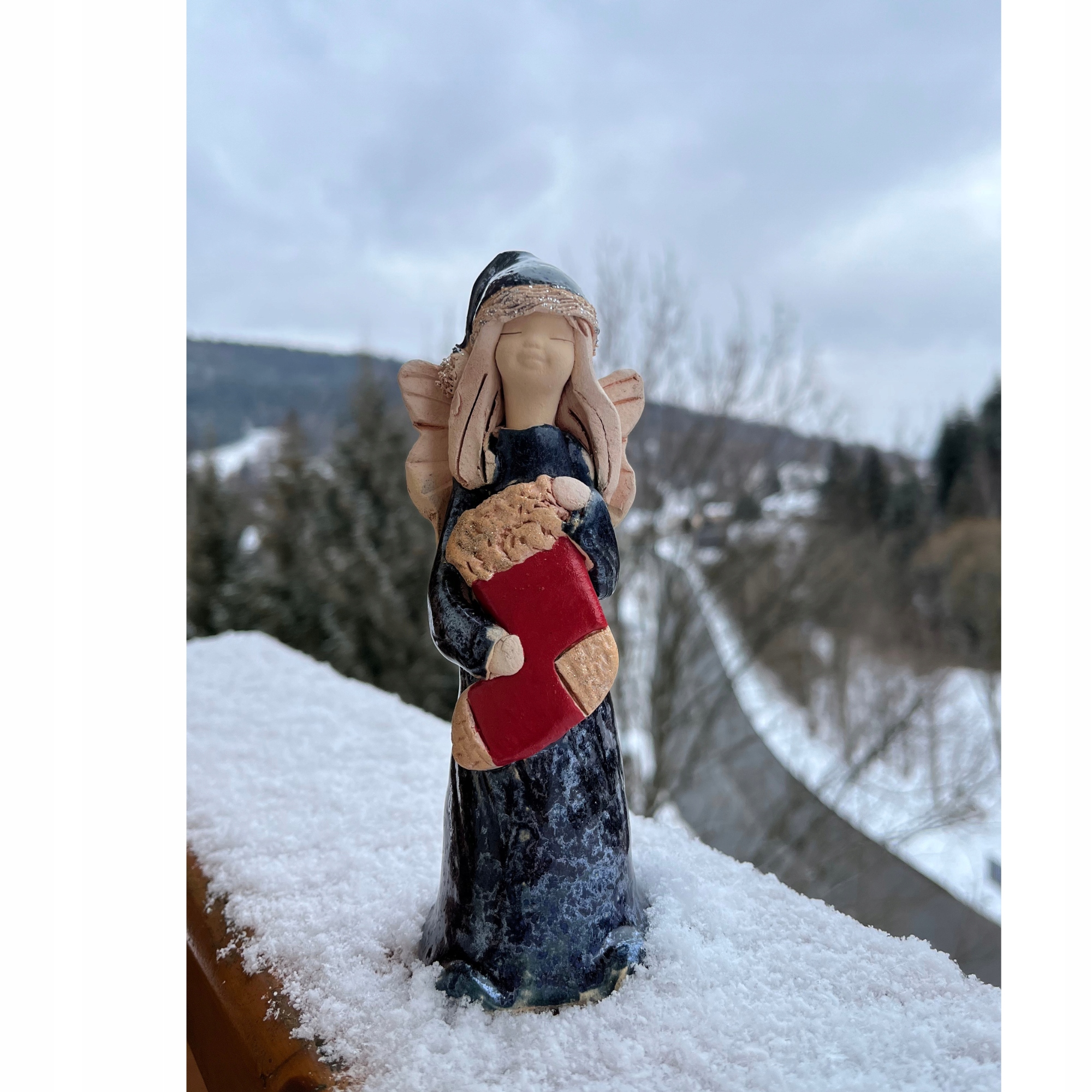 ANIOŁ ANIOŁEK ŚWIĄTECZNY PREZENT NA ŚWIĘTA NA MIKOŁAJA POD CHOINKĘ Motyw Aniołek