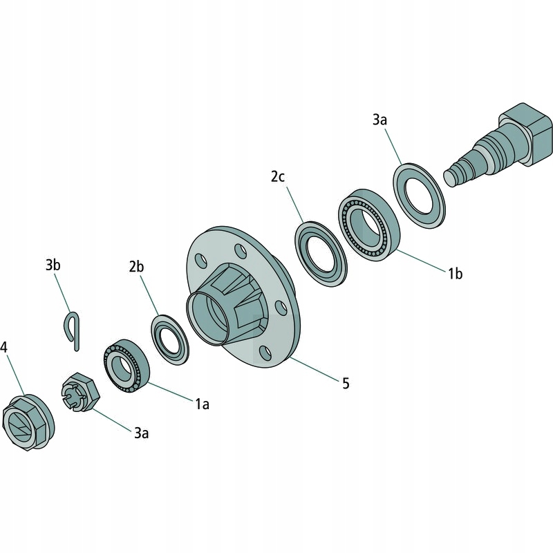 A.D.R Zestaw łożysk