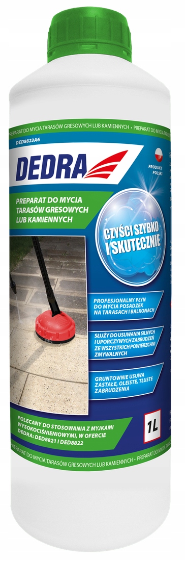 

Dedra DED8823A6 Płyn do mycia tarasów gres 1l