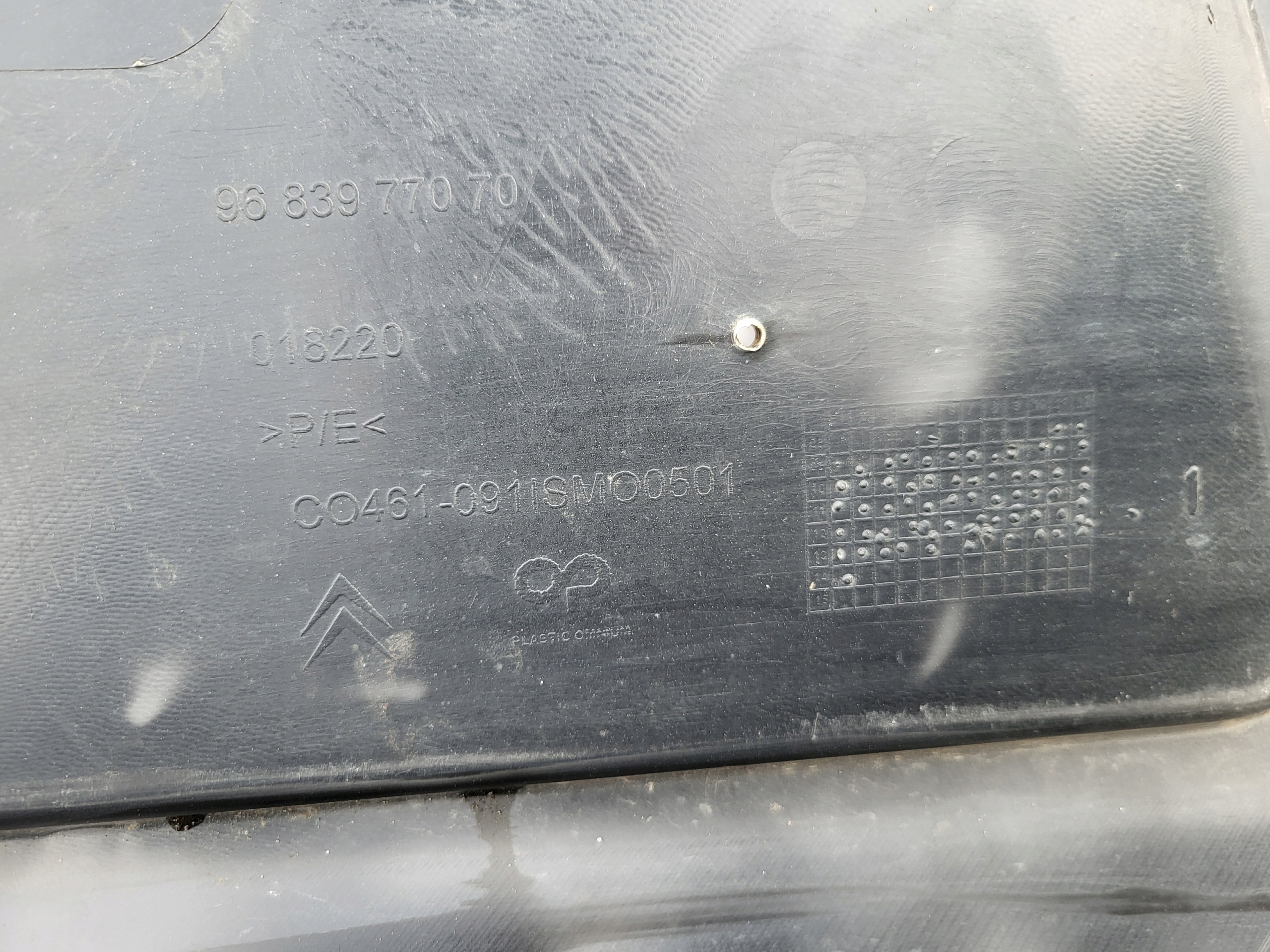 lökhárító hátsó CITROEN C3 II 2 OE