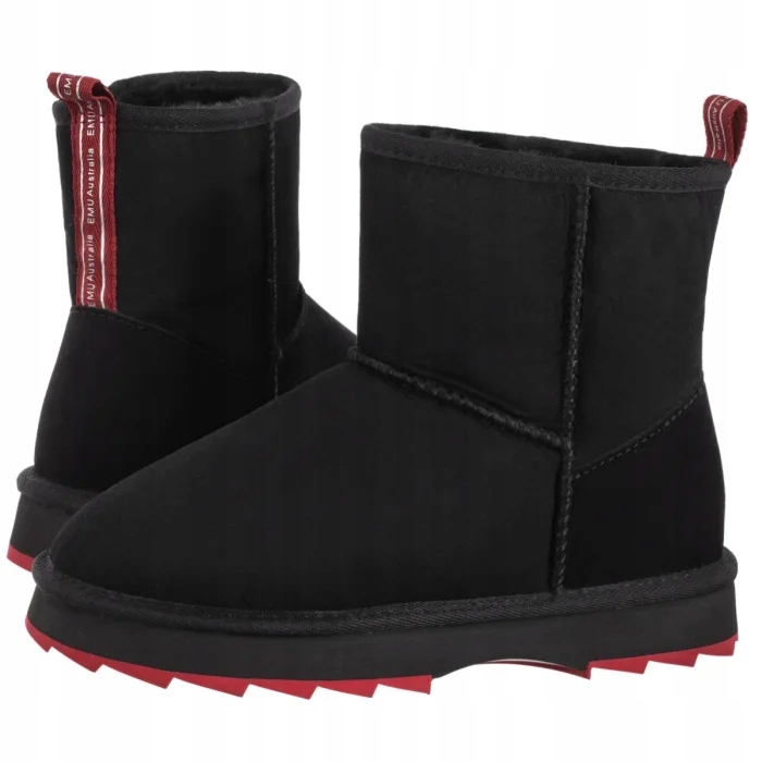 Dámské zateplené boty Emu Australia Sharky Mini Black W12434 Černé