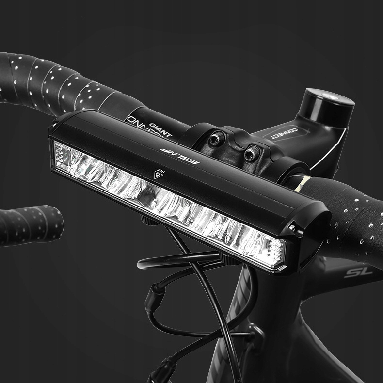GLIWAY Specjalny Prezent: Lampka Rowerowa USB, Ładowanie, 3250 Lumenów