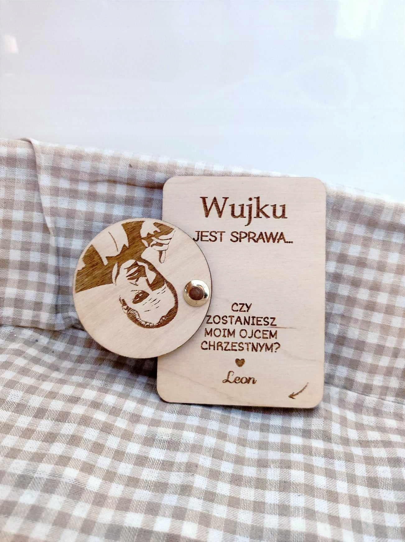 Czy zostaniesz moim Ojcem Chrzestnym pytanie prośba do chrzestnych Marka inna