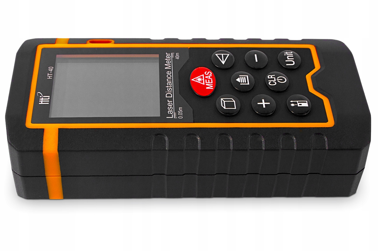 DALMIERZ LASEROWY MIERNIK ODLEGŁOŚCI CYFROWY 40M POZIOMICA ORYGINALNY EAN (GTIN) 5907610207254