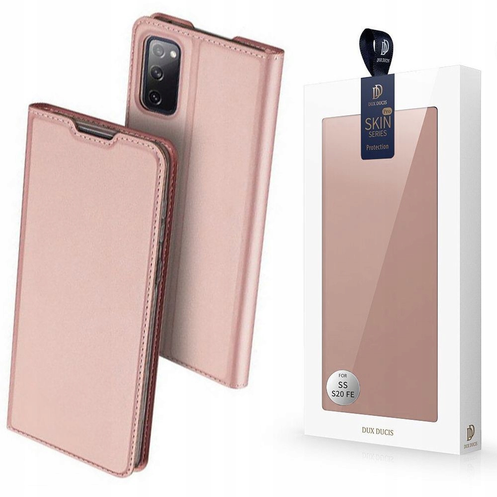 

Etui z Klapką Dux | Rose Gold do Galaxy S20 FE/5G