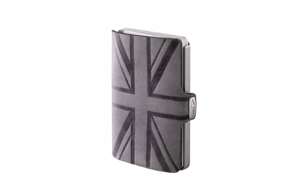 I-CLIP Silver Union Jack Etui na Karty