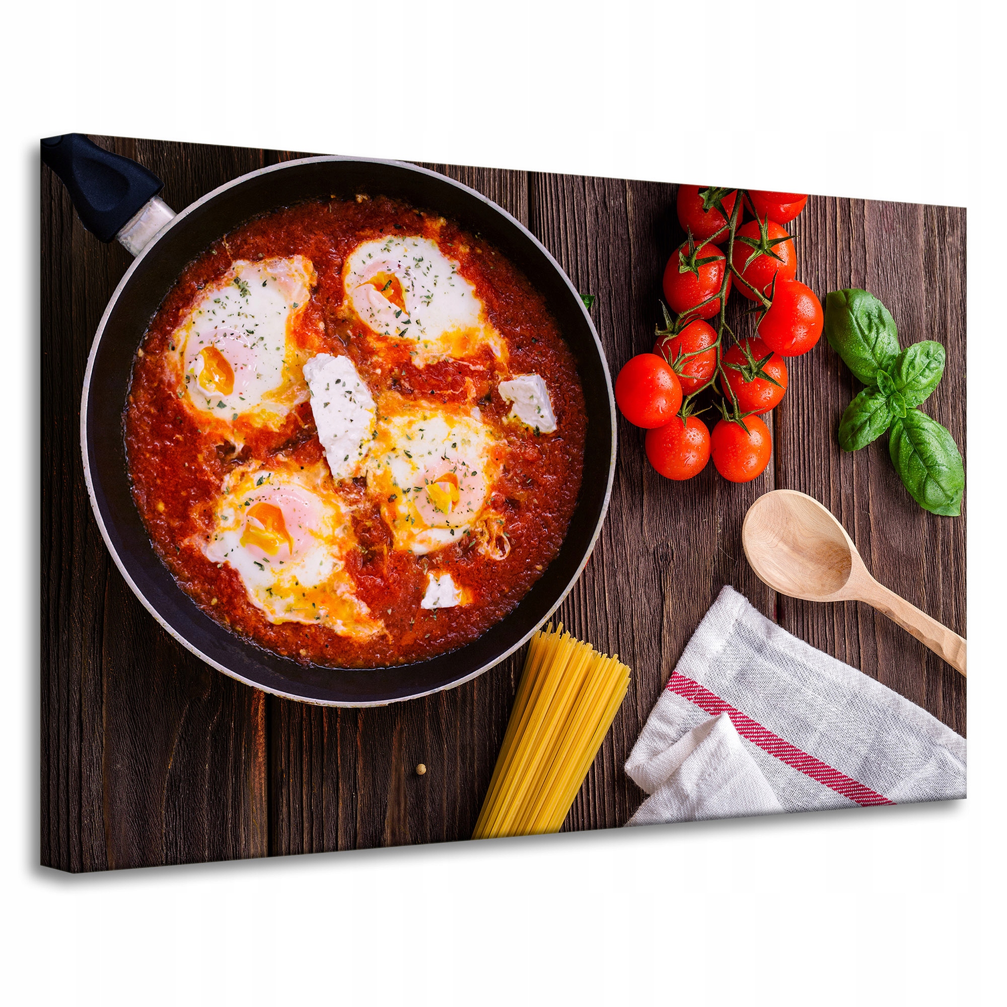 Obraz Canvas Kuchyně Pánev s omáčkou 90x60 cm