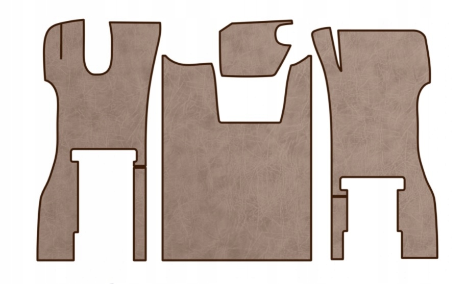 КОВРИКИ SKAJ СМОРЩЕННЫЙ SCANIA R PO2017 ФОТ. ПОСТОЯННЫЙ