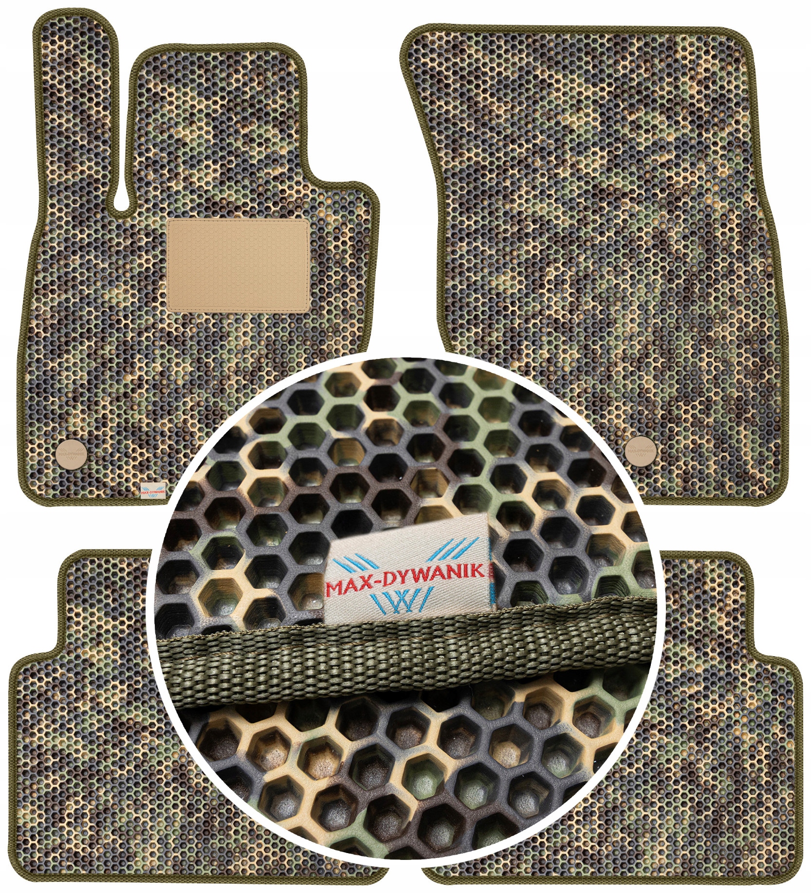 Ford Kuga III 2019 Gumové rohože do auta Eva Moro