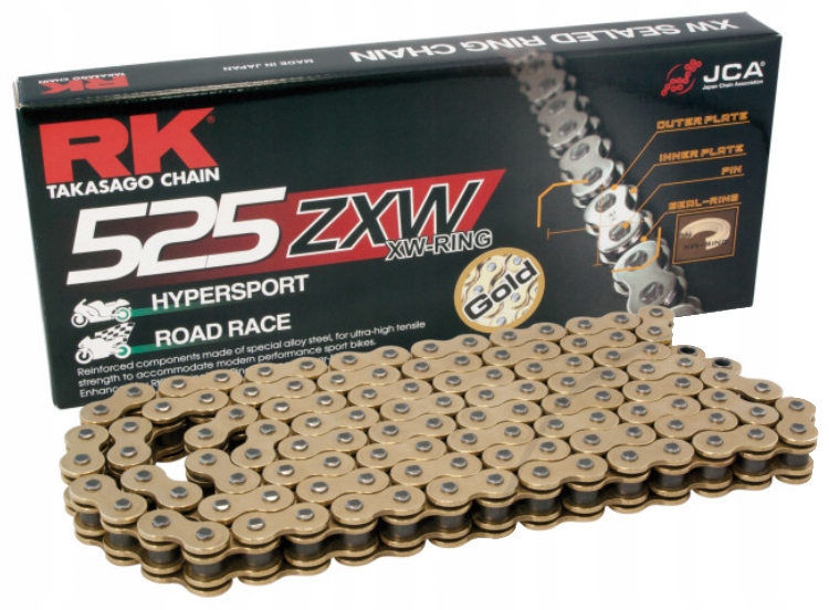 Řetězová sada Rk Suzuki DL 1000 V-Strom 14-16 Nová