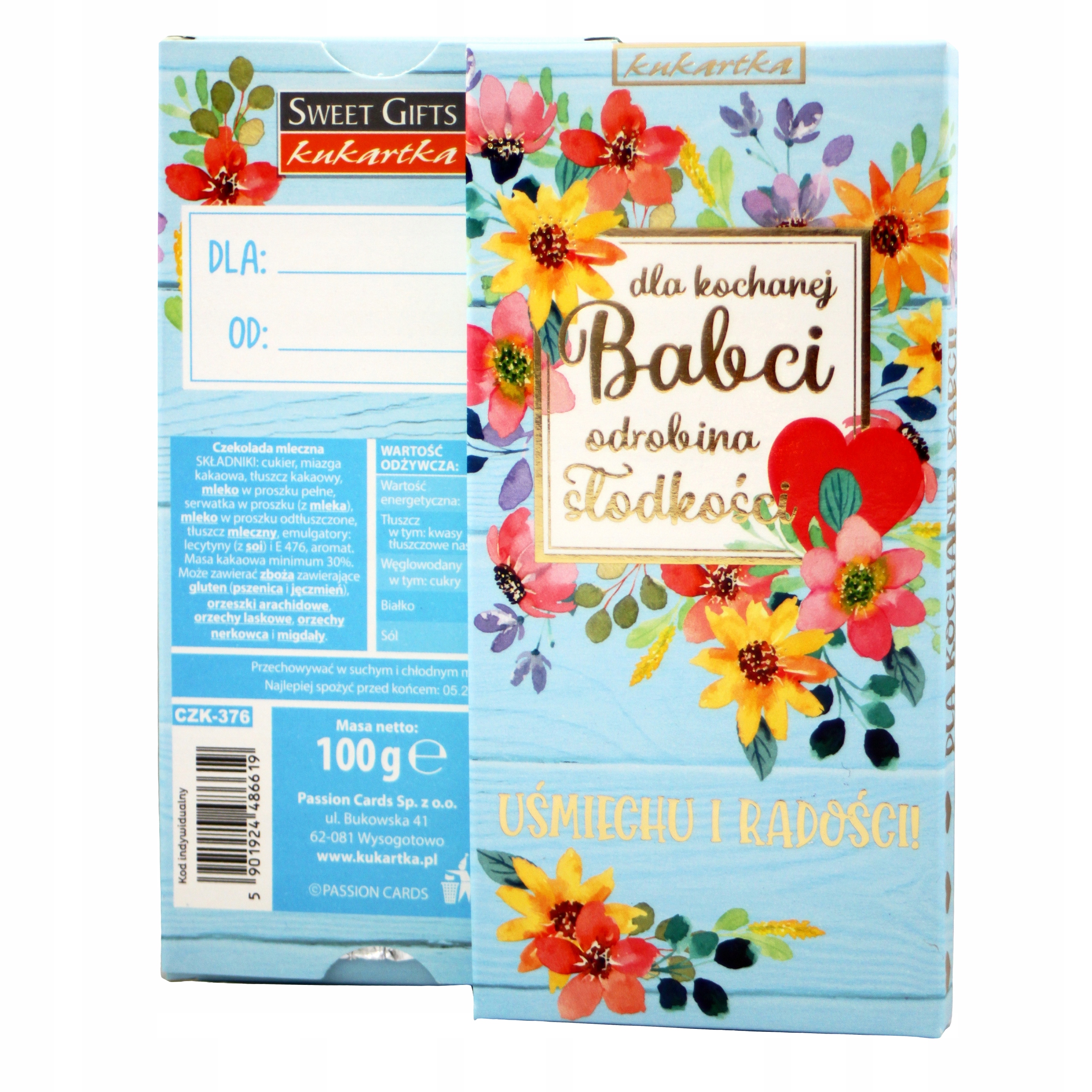 

Czekolada na Dzień Babci i Dziadka