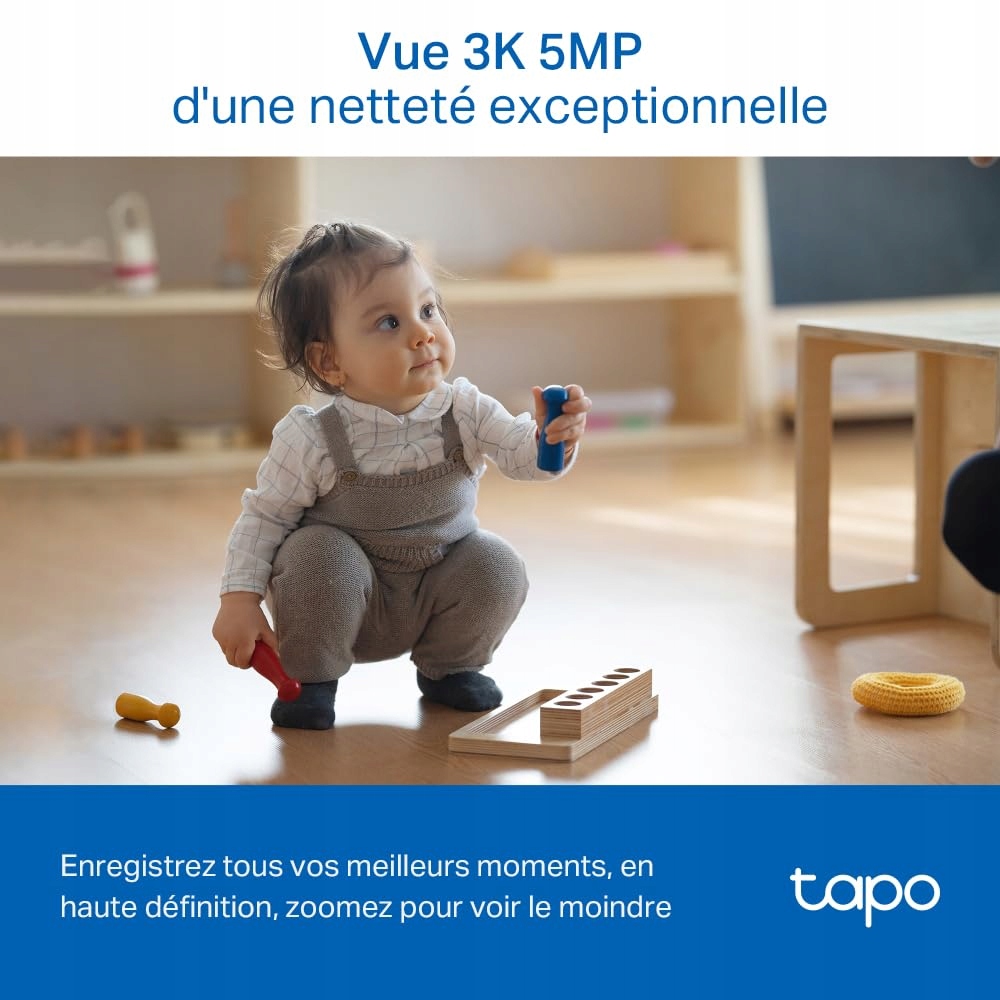 TAPO C230 3K 5MP 360° WiFi Kamera AI Nocny Tryb Audio Alexa — miniatura 3