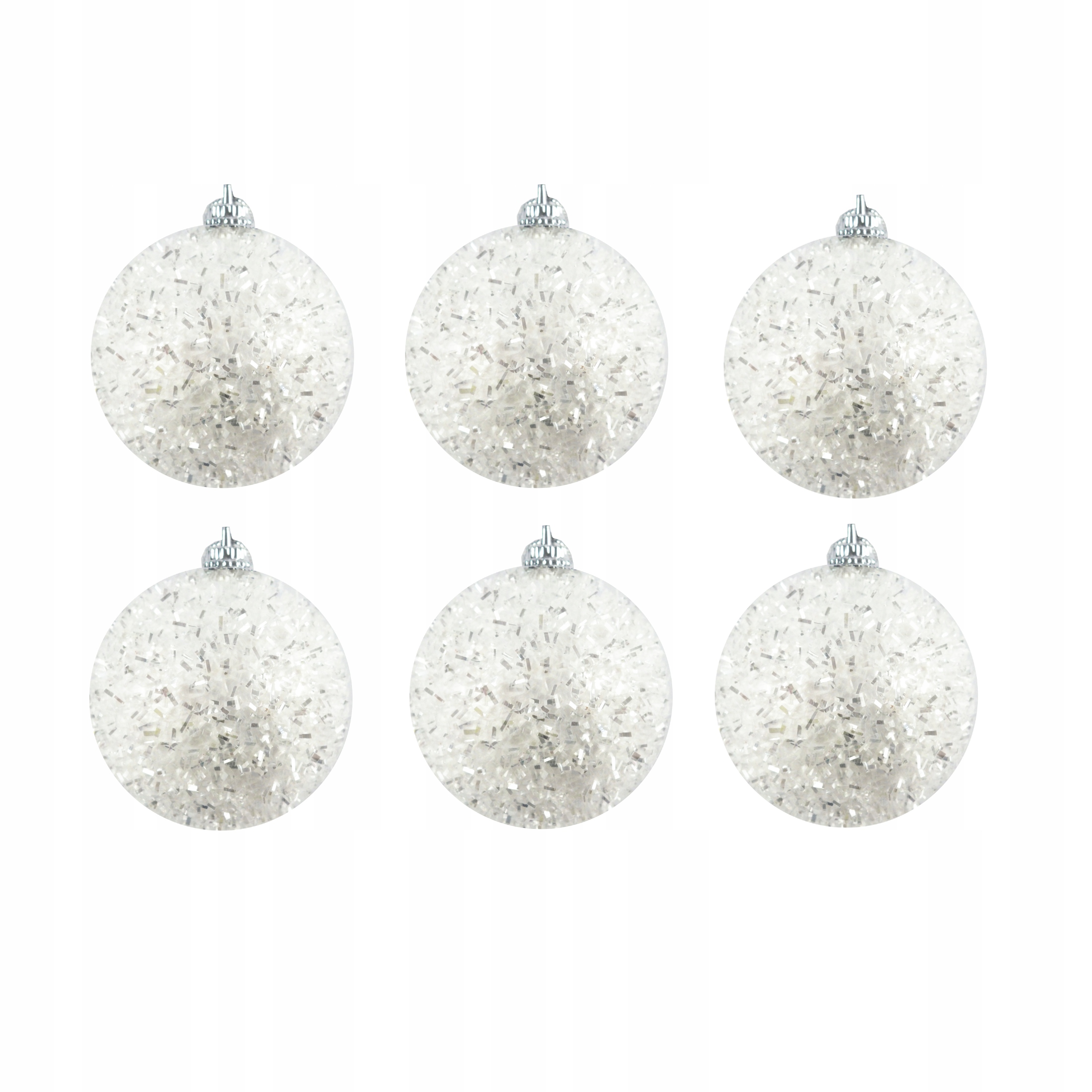 

Błyszczące bombki choinkowe 5 cm komplet 6 szt.