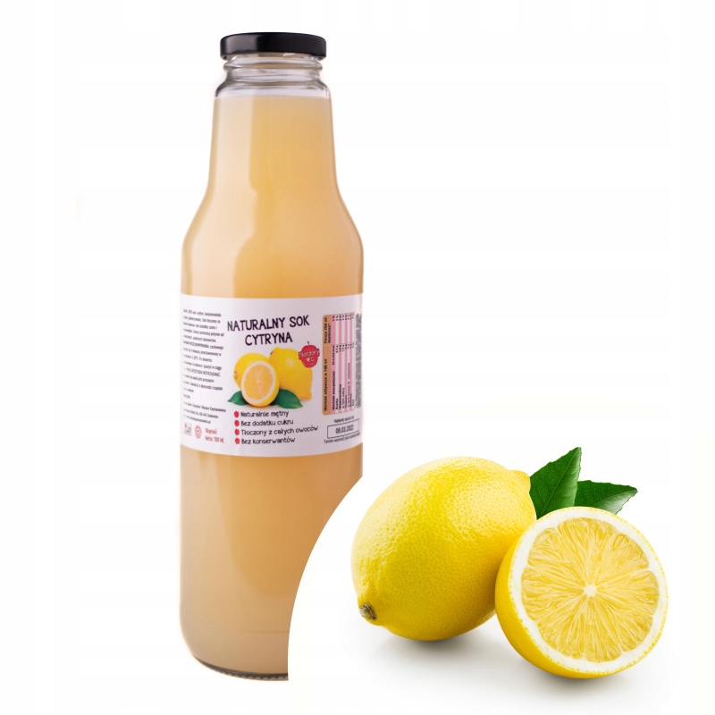 

Sok z Cytryny 100% Nfc tłoczony z cytryn 700ml