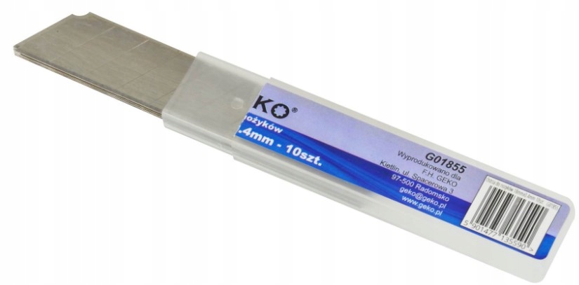 

10 Łamanych Ostrzy 18MM Ostrza Łamane Do Nożyków