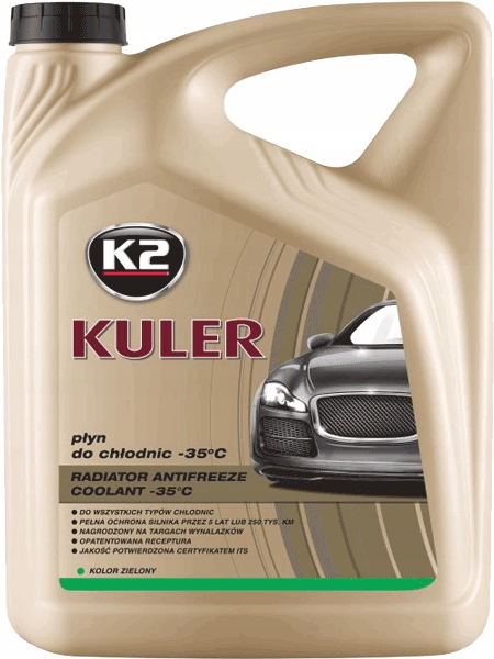 

K2 Kuler Zielony Płyn do chłodnic -35C 5L T205Z