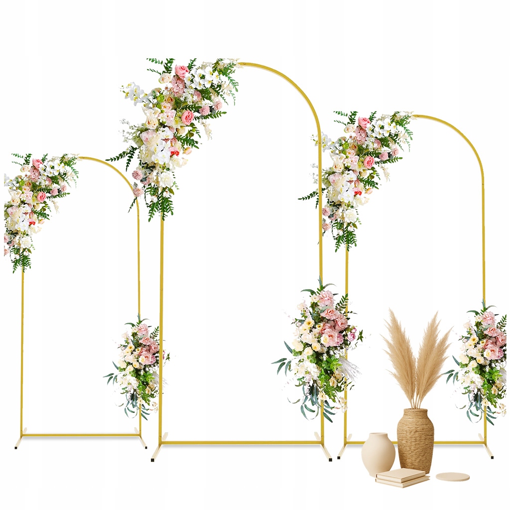 Sada 3 dekorativních oblouků, rám 80x180, 100x200, 120x220 cm