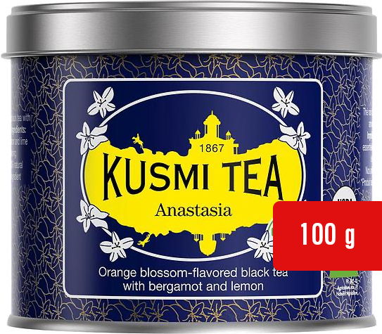 Herbata czarna Kusmi Anastasia Bergamotka Cytrusy Aromatyczny typ Earl Grey
