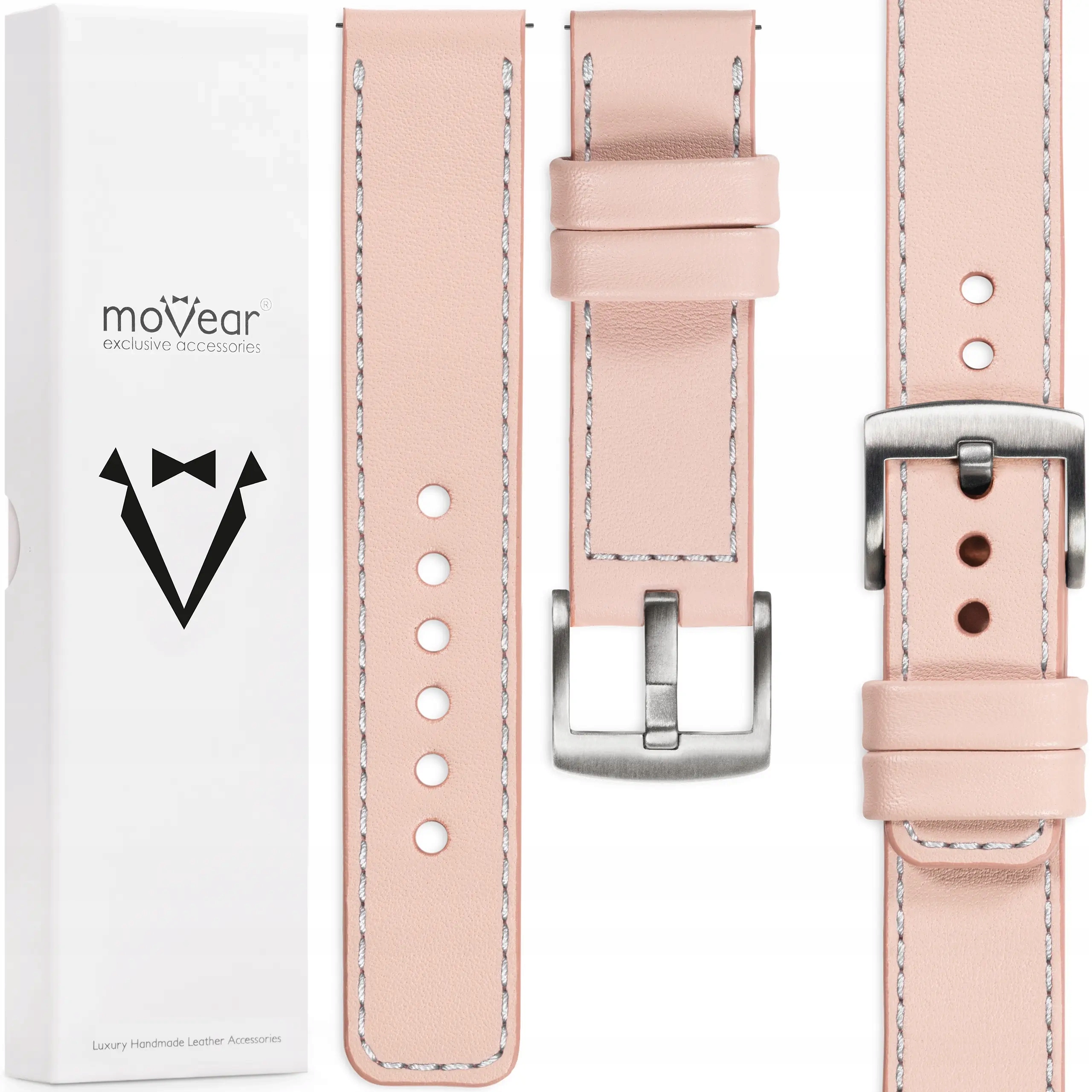 Prémiový řemínek 18 mm pro hodinky, exkluzivní, elegantní Movear