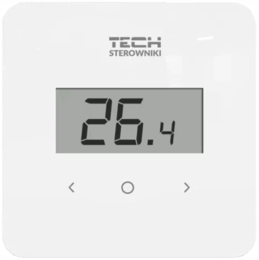 Drátový Pokojový Regulátor Pro Lištu L-X Bílý Tech R-12B