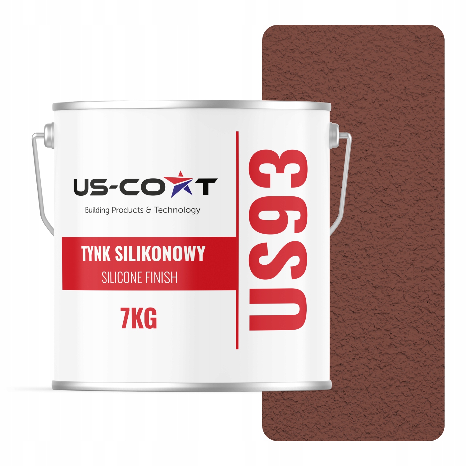 Silikonová Omítka Barva Hnědá Tmavá F326 7KG Beránek Granulace 3.0mm