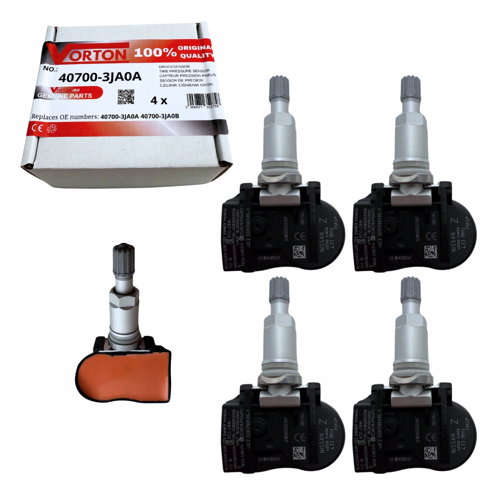 Snímače Tlaku Vzduchu V Pneumatikách Tpms Infiniti Q50 Q60 QX60