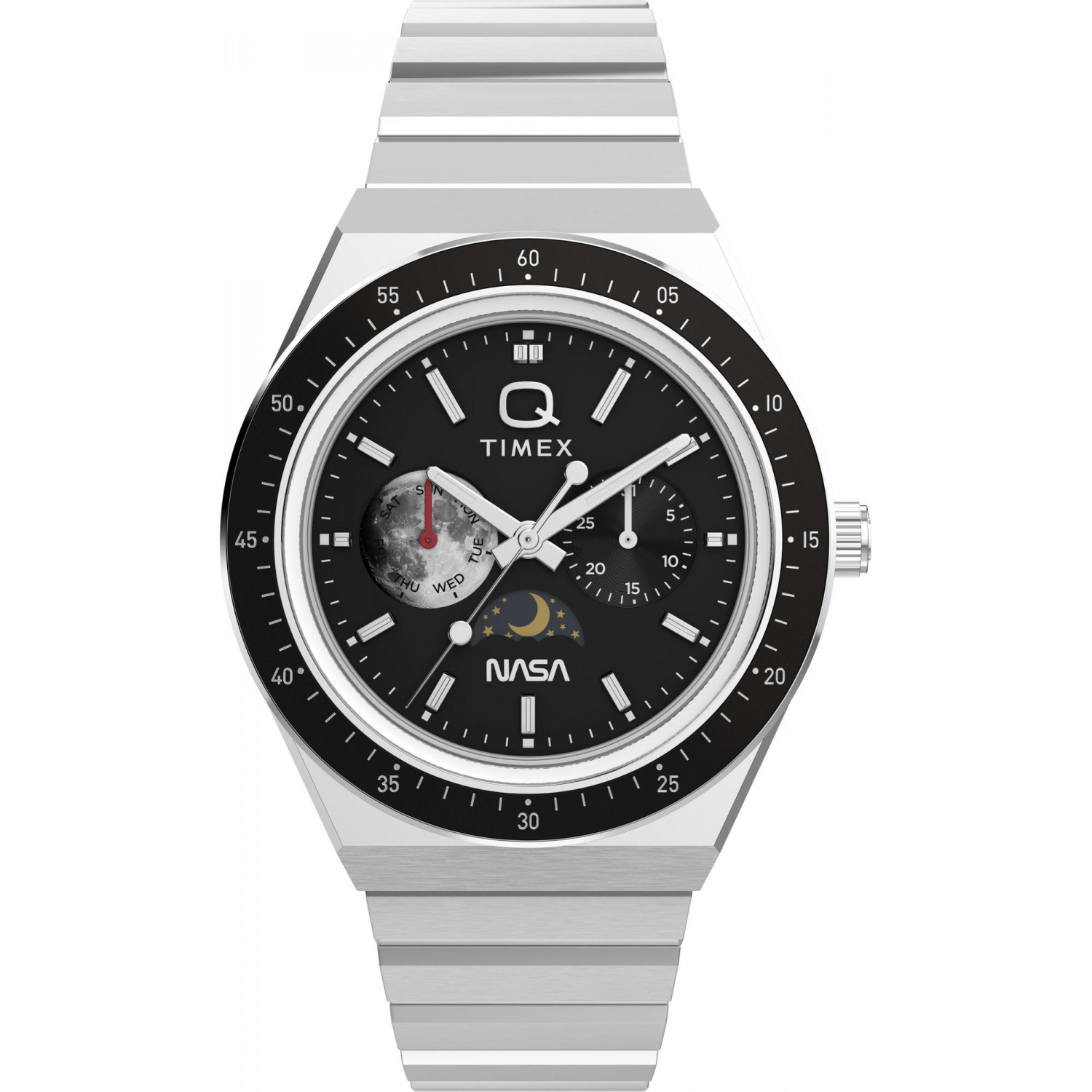 Pánské Hodinky Timex TW2Y56700 stříbrné