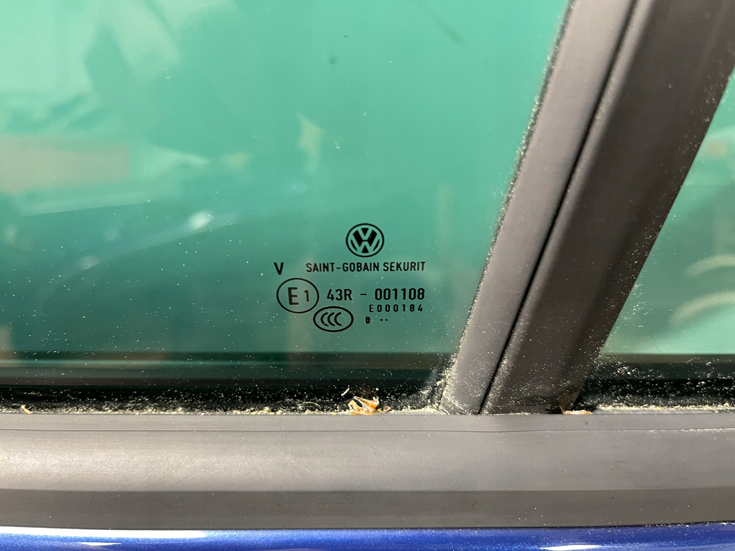 VW GOLF VII HATCHBACK door rear part left LD5F complete W colour