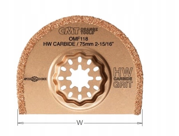 Brzeszczot do narzędzi wielofunkcyj W=75 K=2,2 CMT