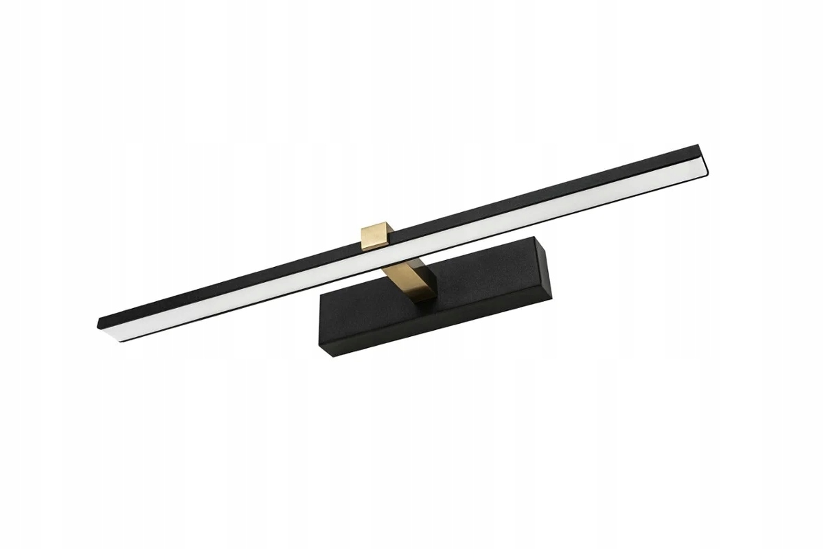 Led nástěnné svítidlo 8W Nad Zrcadlo 40 cm Černá-Zlatá Venus IdeaLED