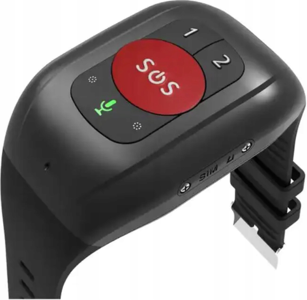 Gps 4G hodinky pre seniorov Sos hovory lokalizácia čierna v2.0