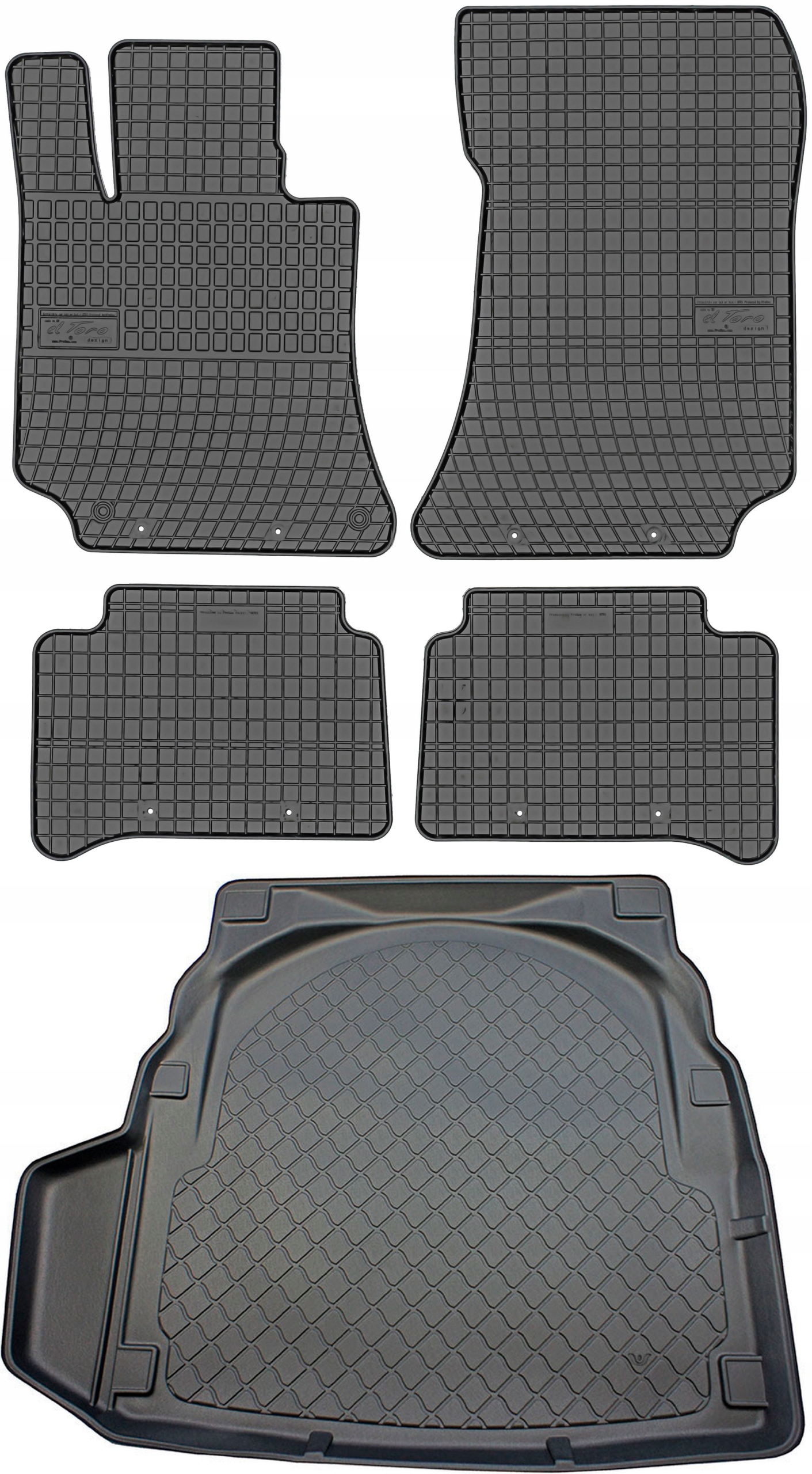 Mercedes E-Klasa W212 Sd 2009-2016 Koberce s rohožou