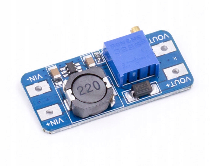 Przetwornica Step-Up MT3608 2A 3-25V Out: 4-28V DC Producent Inna