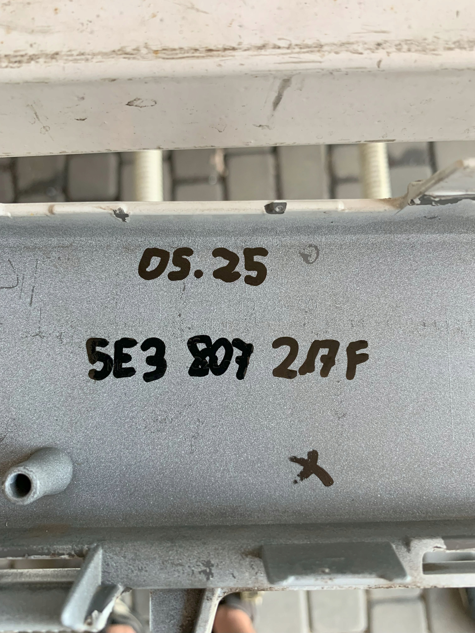 front bumper Skoda Octavia 4 IV RS 22r SPR PDC 5E3807217F 05.25
