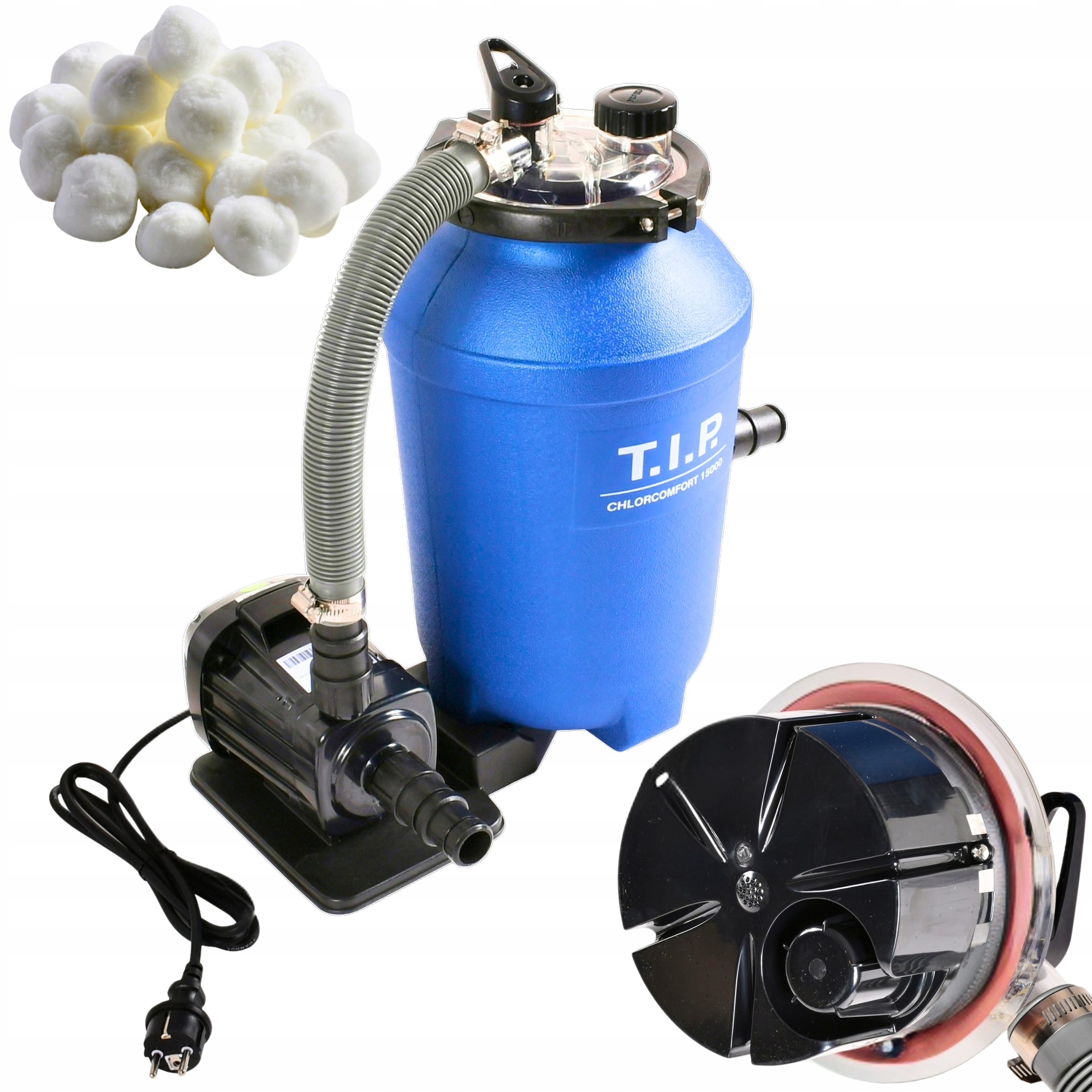 Filtr Do Basenu Basenowy Wody Chlorator Pompa All-in-one Nie Piaskowy